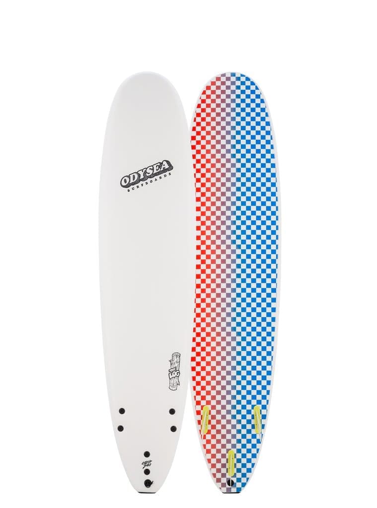 ODYSEA LOG 8'0 - WHITE/CHECKERS