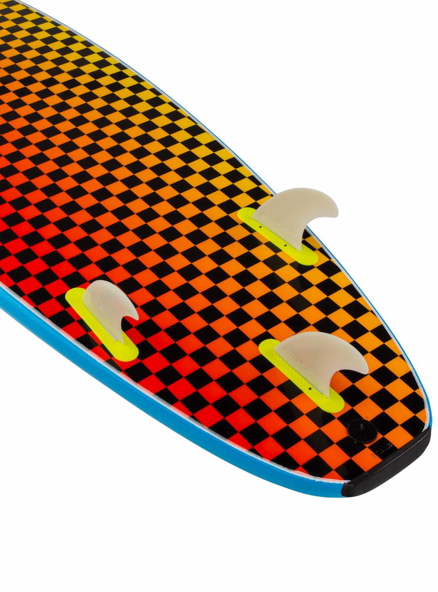 Catch Surf Odysea 6' 0 Log - Blue/Checkers bottom with fins