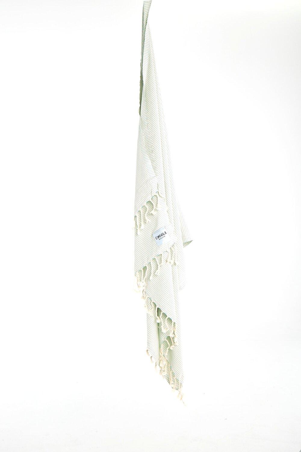 Original Turkish Towel - Baby Blue hanged
