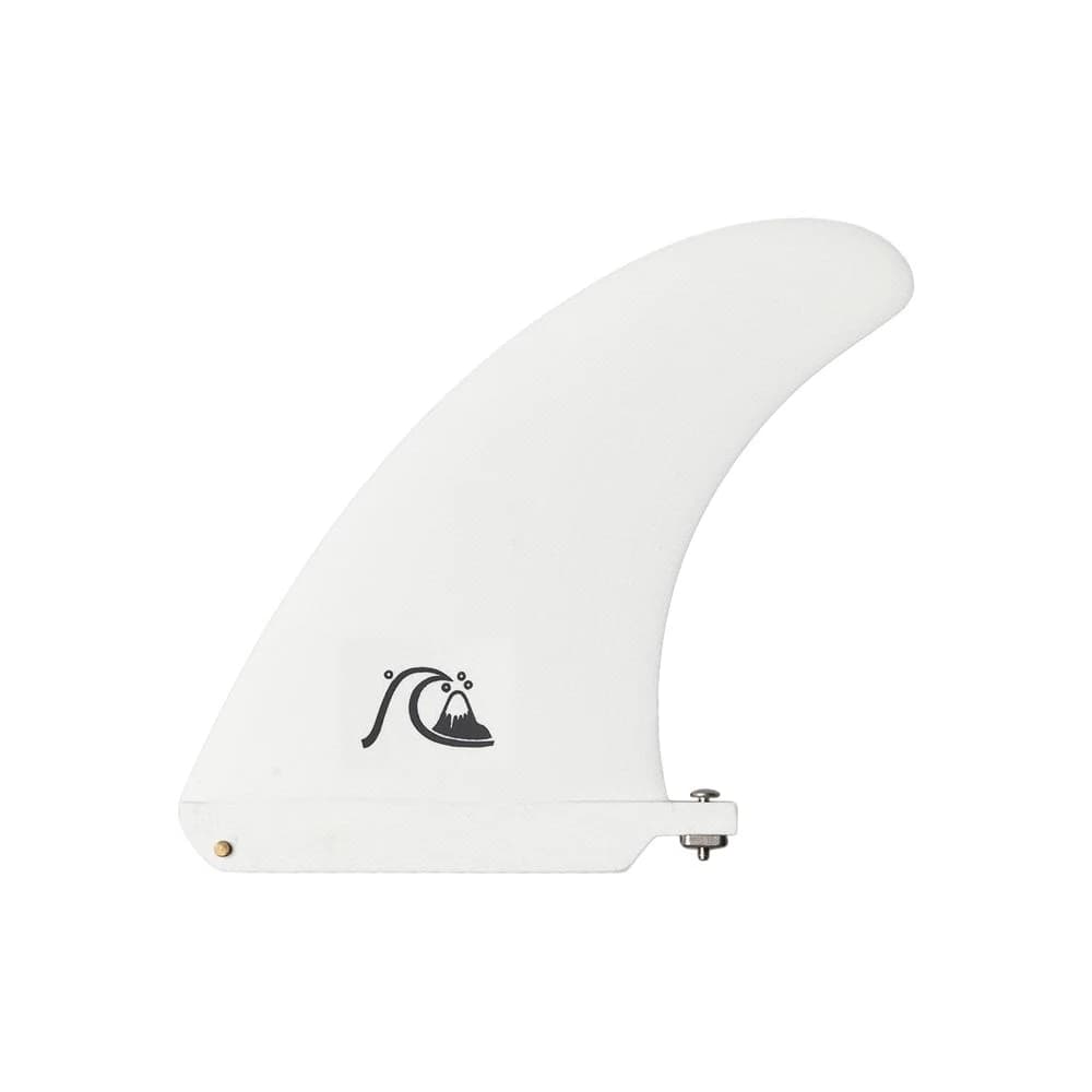 Quiksilver 8" Single Fin - White