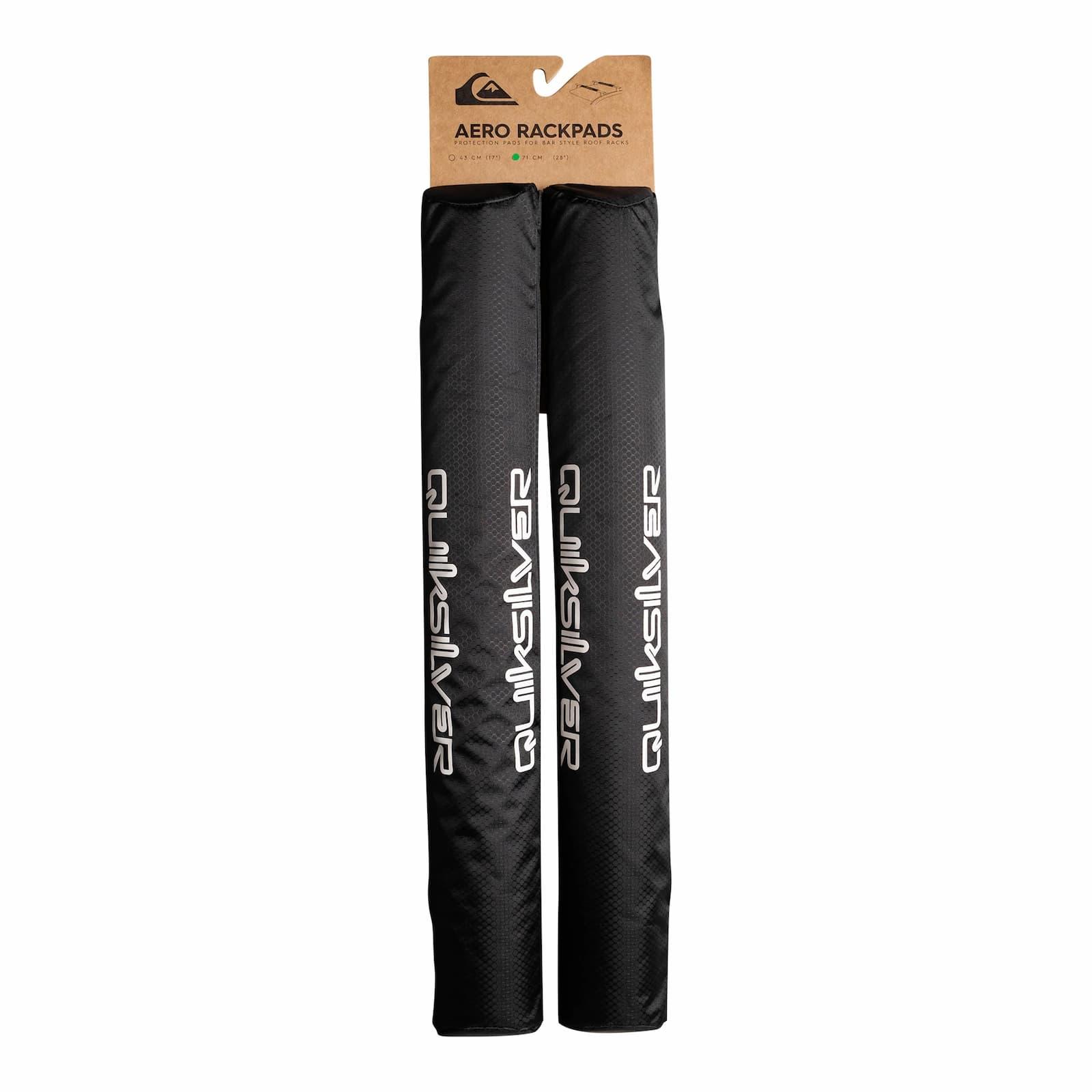 Quiksilver Aero Roof Rack Pads - Double Black in packaging