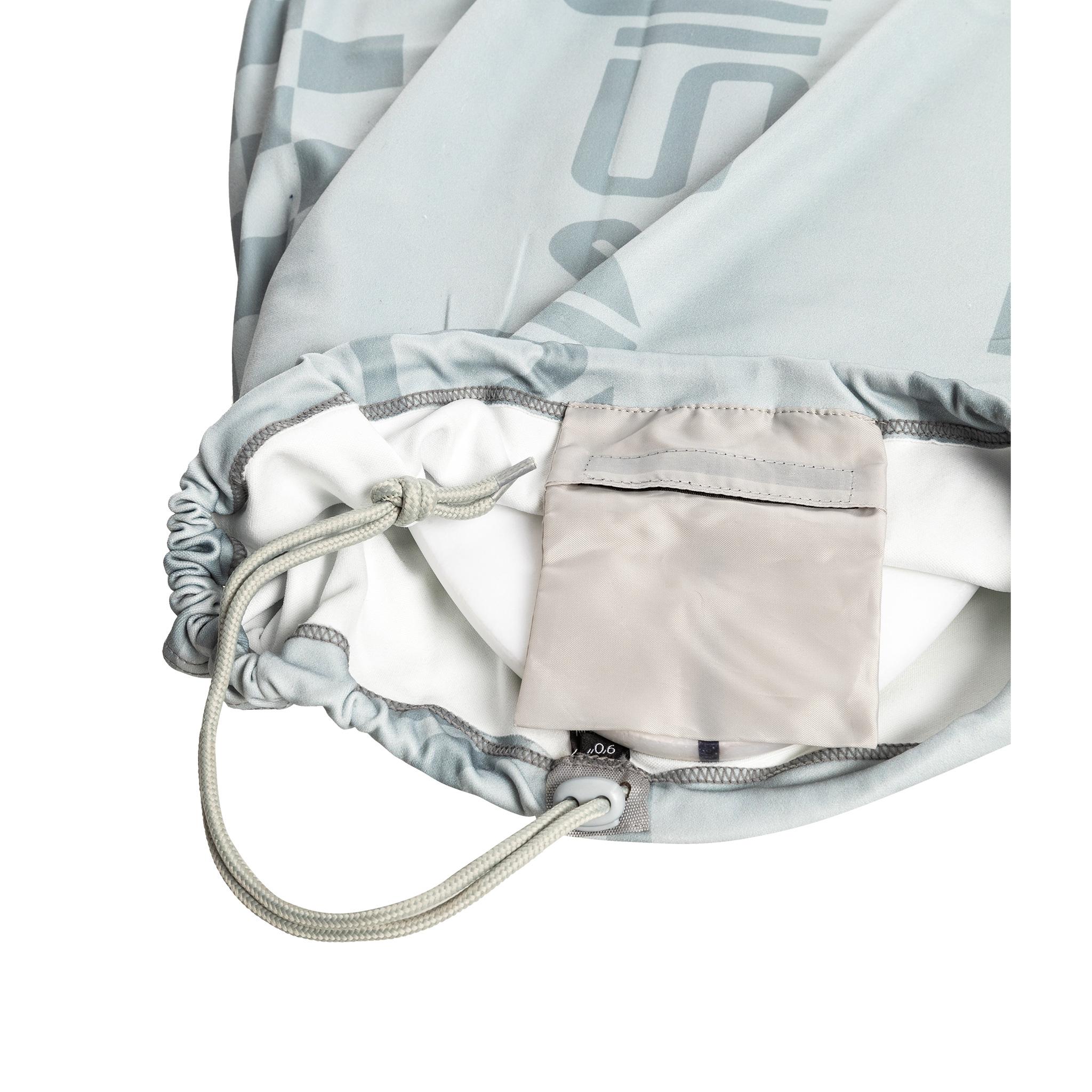 Quiksilver Shortboard Sock - Grey pocket & closure