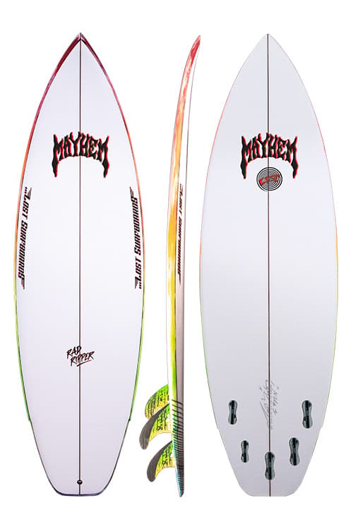 Rad Ripper (Lost) - 5' 10" x 20 " x 2 3/8" x 31.5L - FCS II