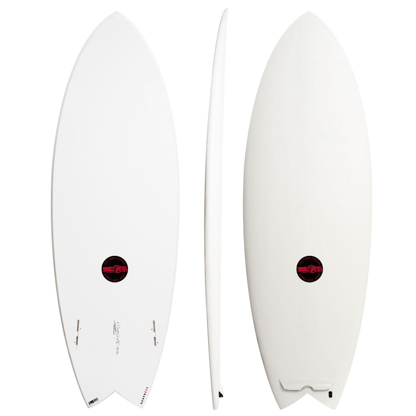 Red Baron Softboard - White (JS Industries) - 5' 6" x 21 " x 2 1/2" x 33.4L - FCS II