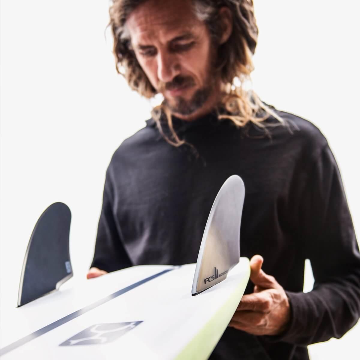 FCS II Rob Machado Keel PC Twin Fins-Bamboo 3