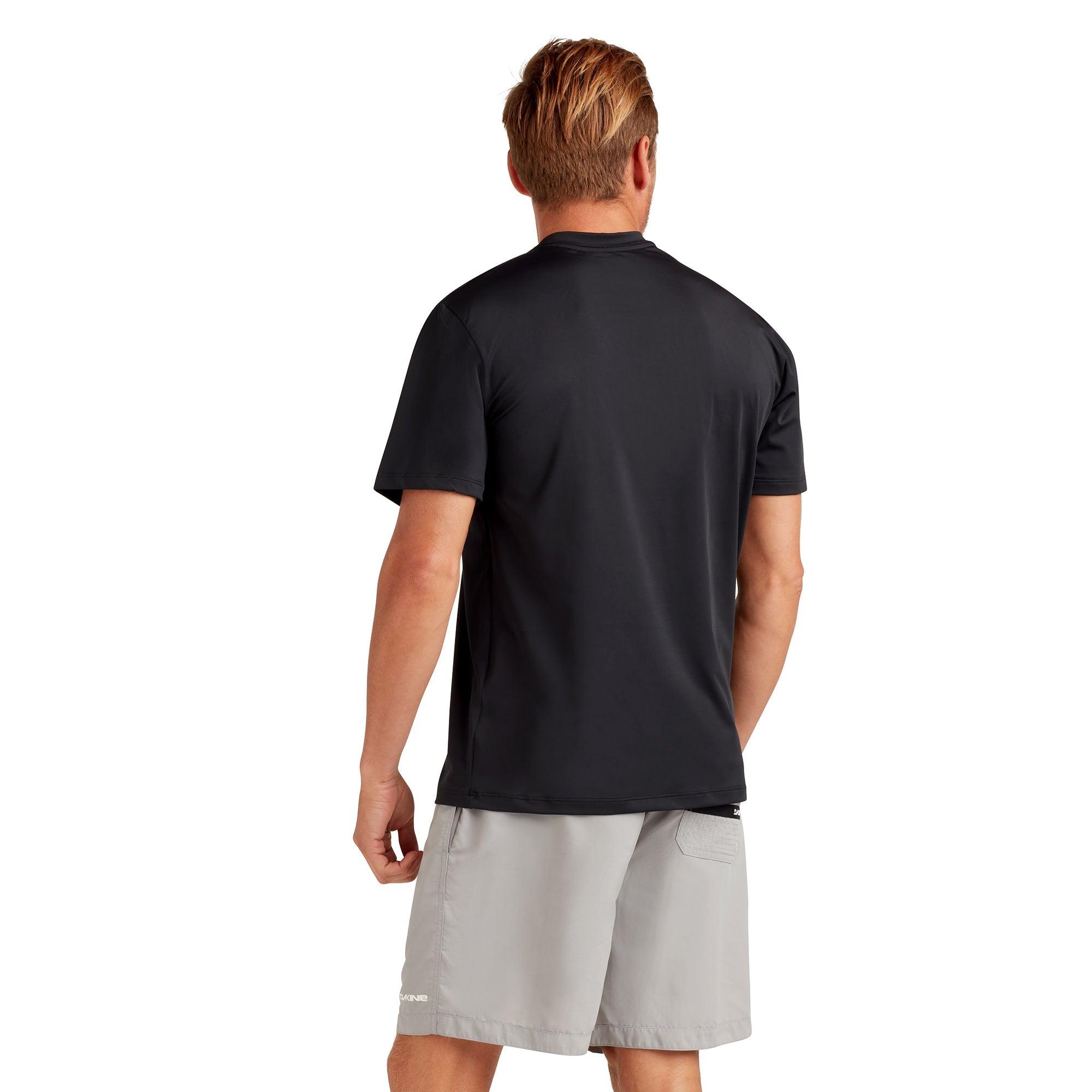 Roots Loose Fit Short Sleeve Rashguard Crew - Black White