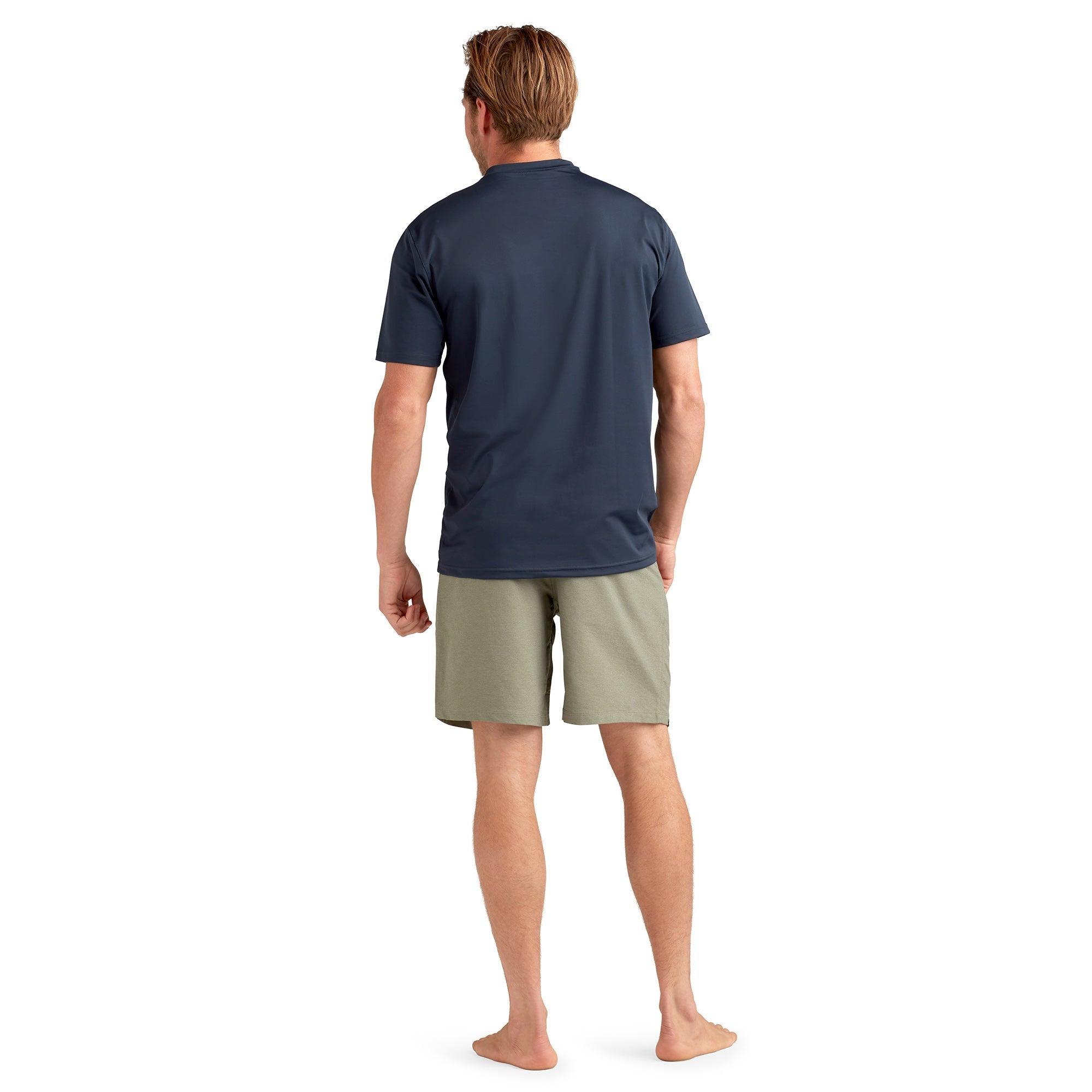 Roots Loose Fit Short Sleeve Rashguard Crew - Ink