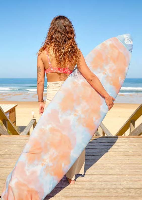 Roxy Funboard Sock - Multicolour with girl at the beach