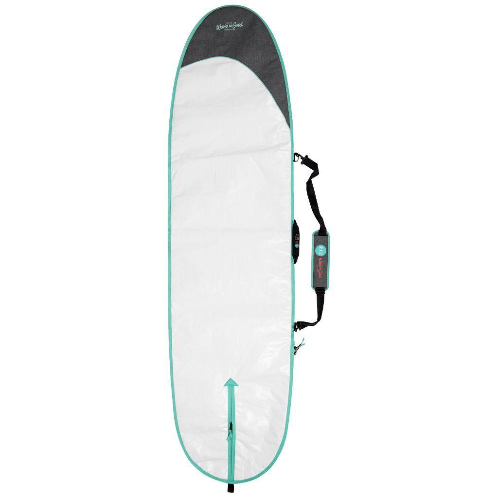 RYD Layback Simple Day Use Bag - White/Aqua