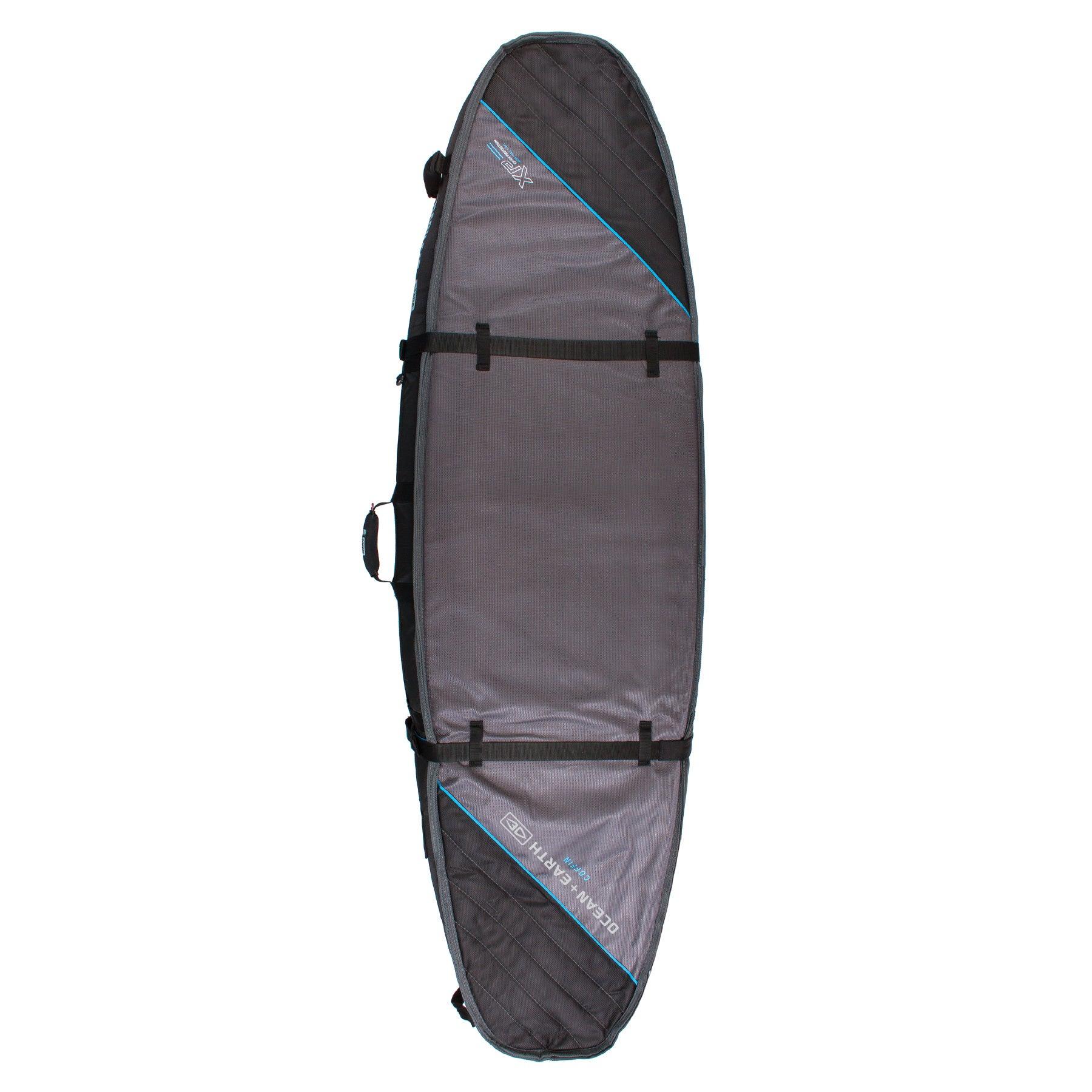 TRIPLE COFFIN SHORTBOARD COVER - BLACK/BLUE