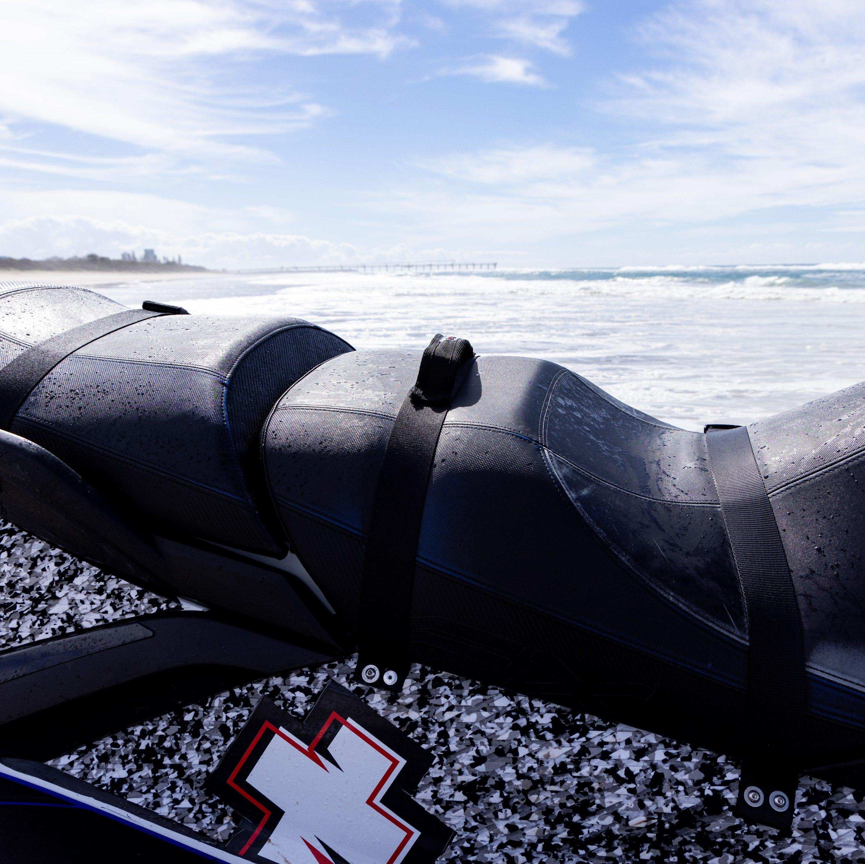 Jet Ski Seat Strap & Handle - All Black
