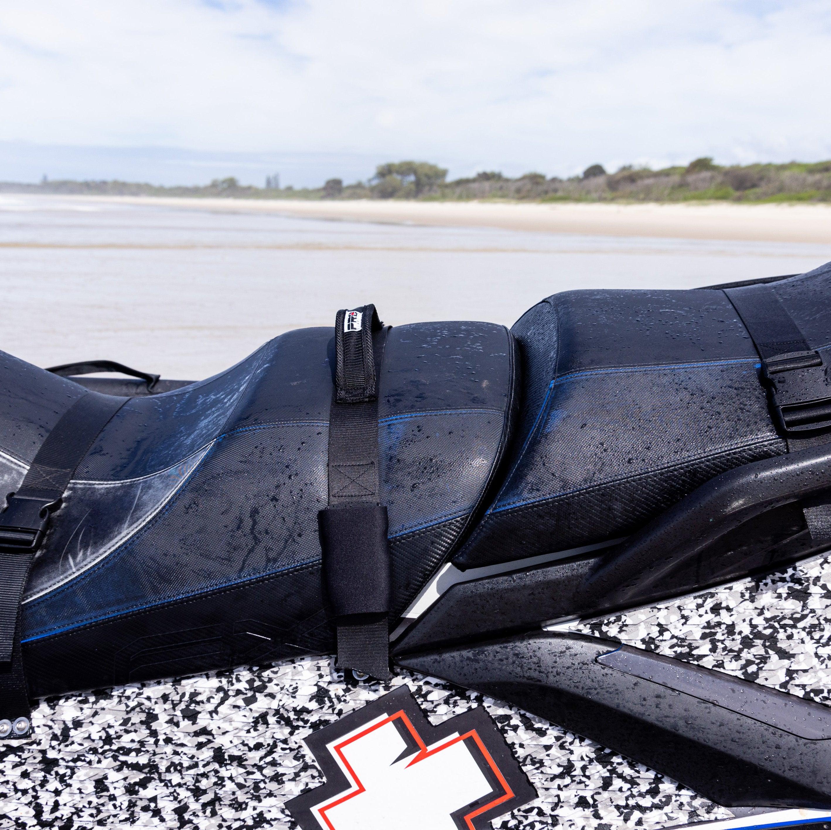 Jet Ski Seat Strap & Handle - All Black