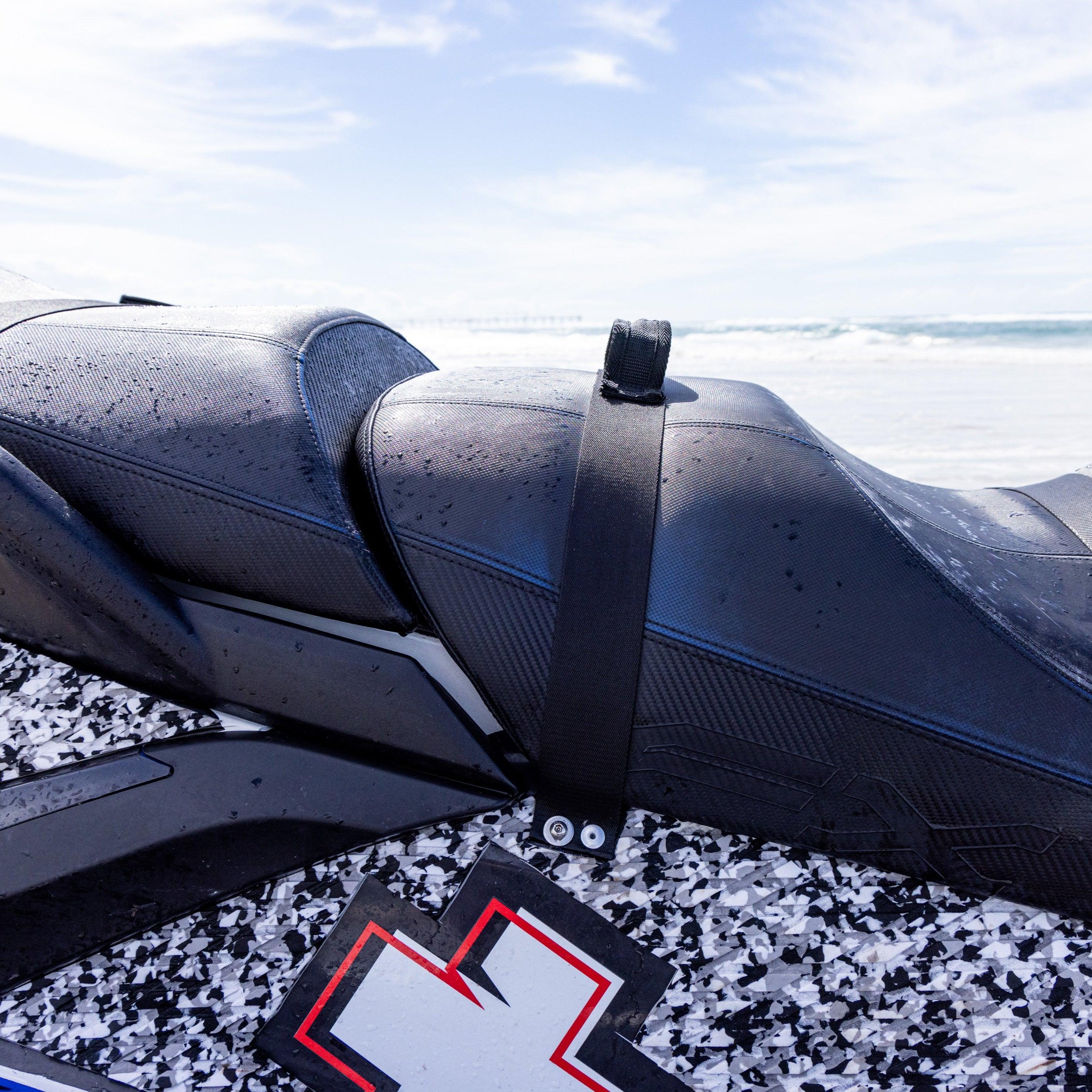 Jet Ski Seat Strap & Handle - All Black