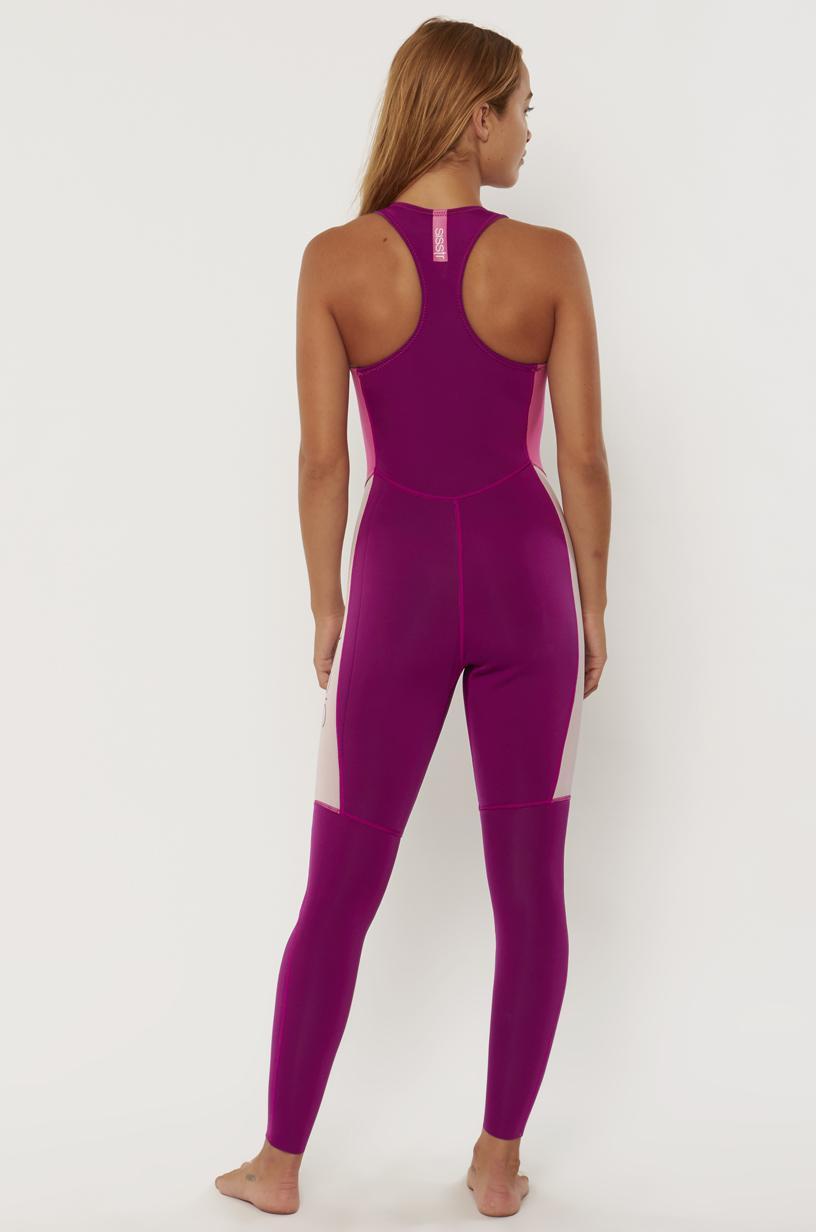 7 Seas 2/2 Long Jane Front Zip Wetsuit - Boysenberry - AU12 / US10 3