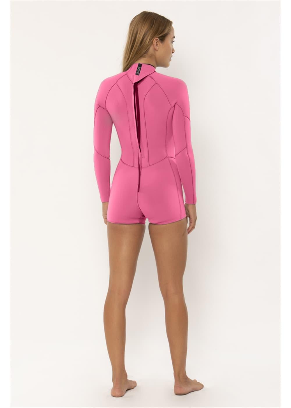 sisstr 7 Seas 2/2 long sleeve spring suit - magenta - back