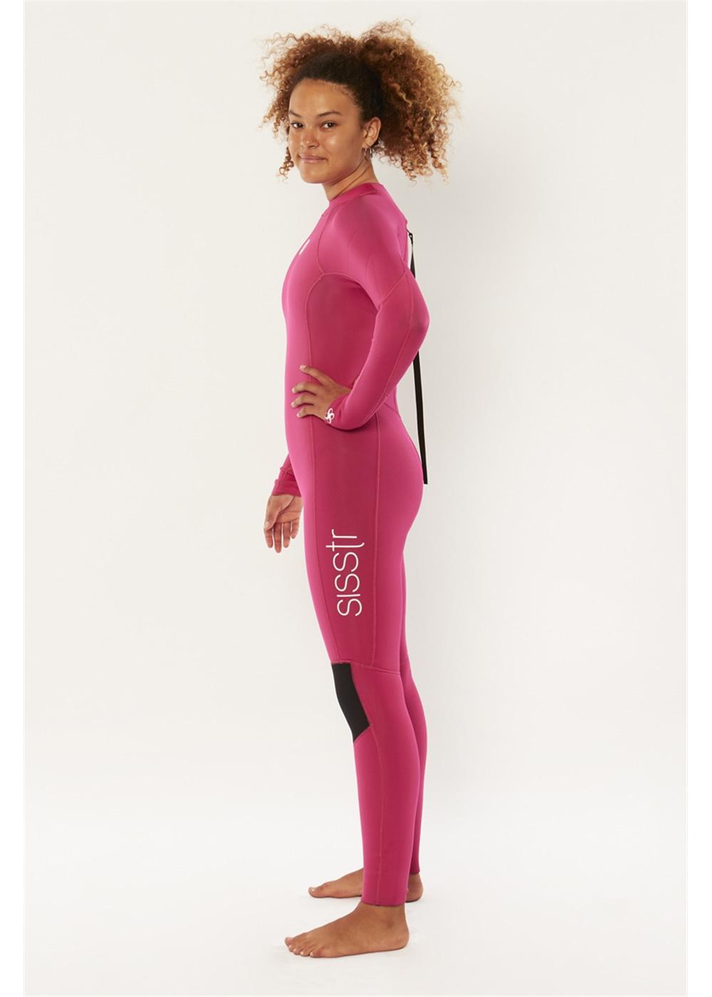 Sisstr Girl's 7 Seas 4/3 Back Zip - Magenta side