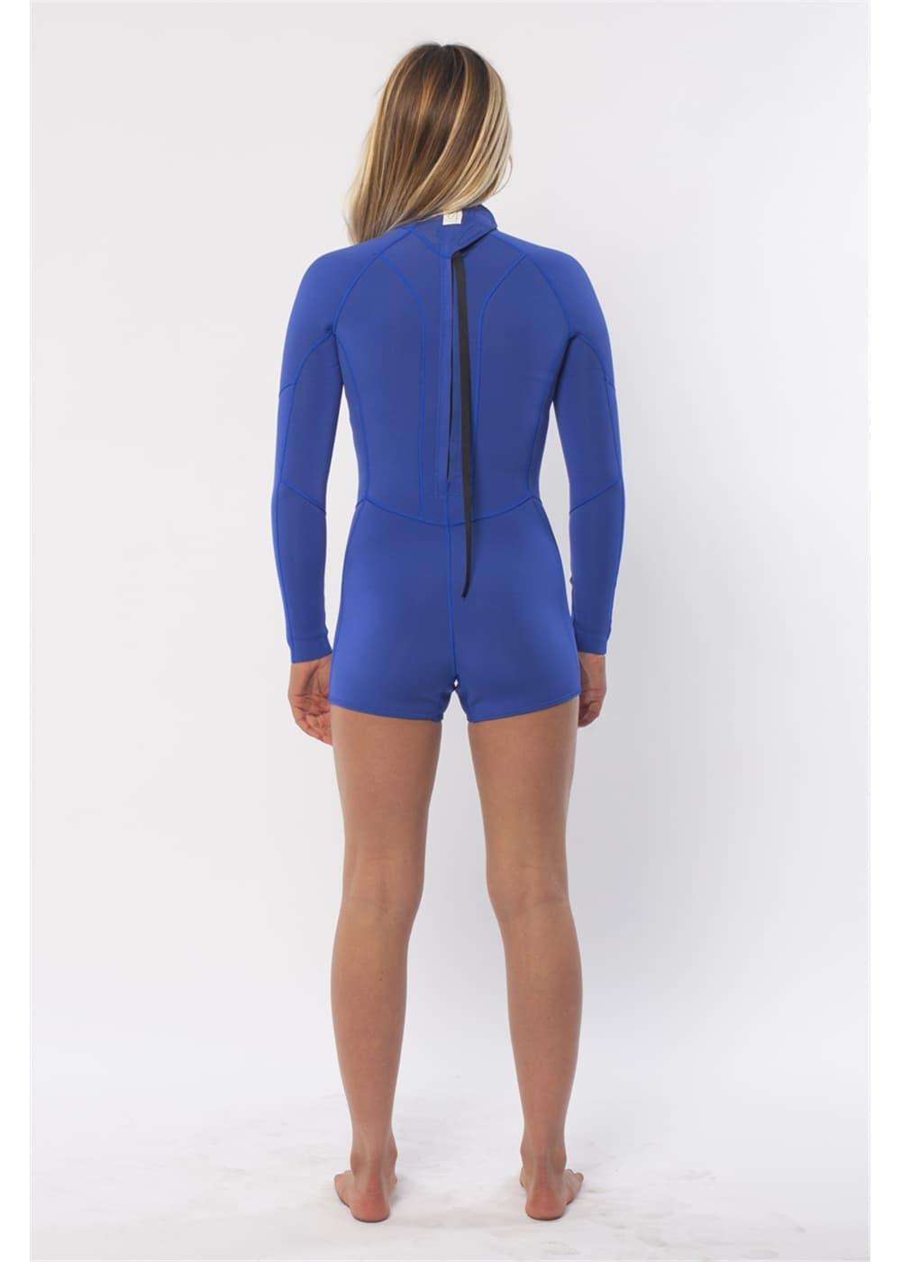 Sisstrevolution Summer Seas 2/2 Longsleeve Sprint Suit Wetsuit - Bright Blue back