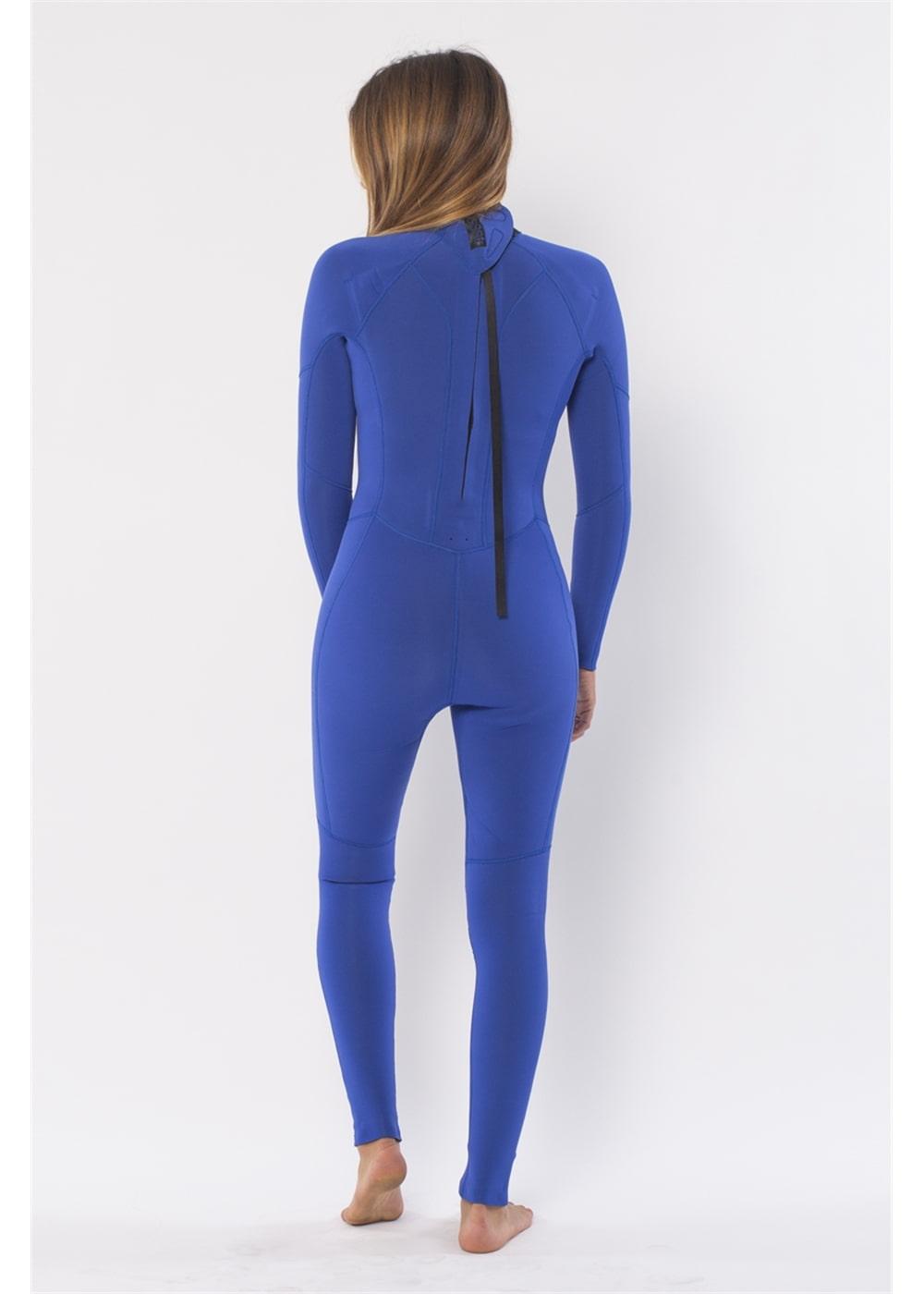Sisstrevolution 7 Seas 3/2 Back Zip Full - Bright Blue - Back