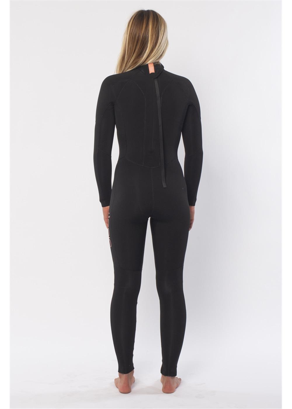 Sisstrevolution 7 Seas 3/2 Back Zip Full - Solid Black - Back