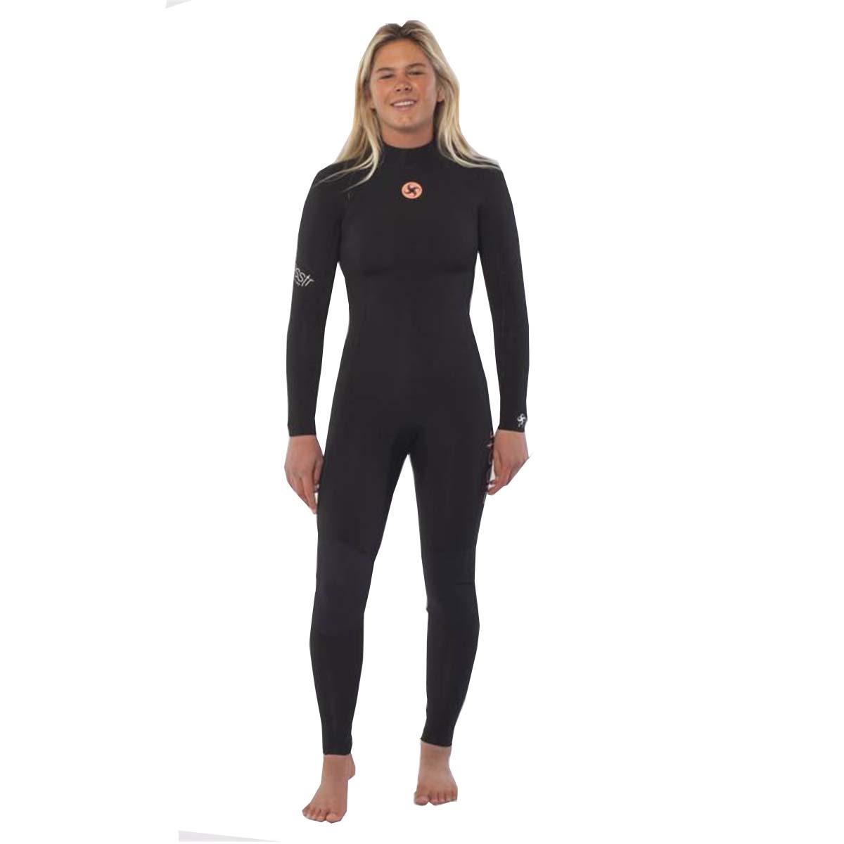 Sisstrevolution 7 Seas 3/2 Back Zip Full - Solid Black - front