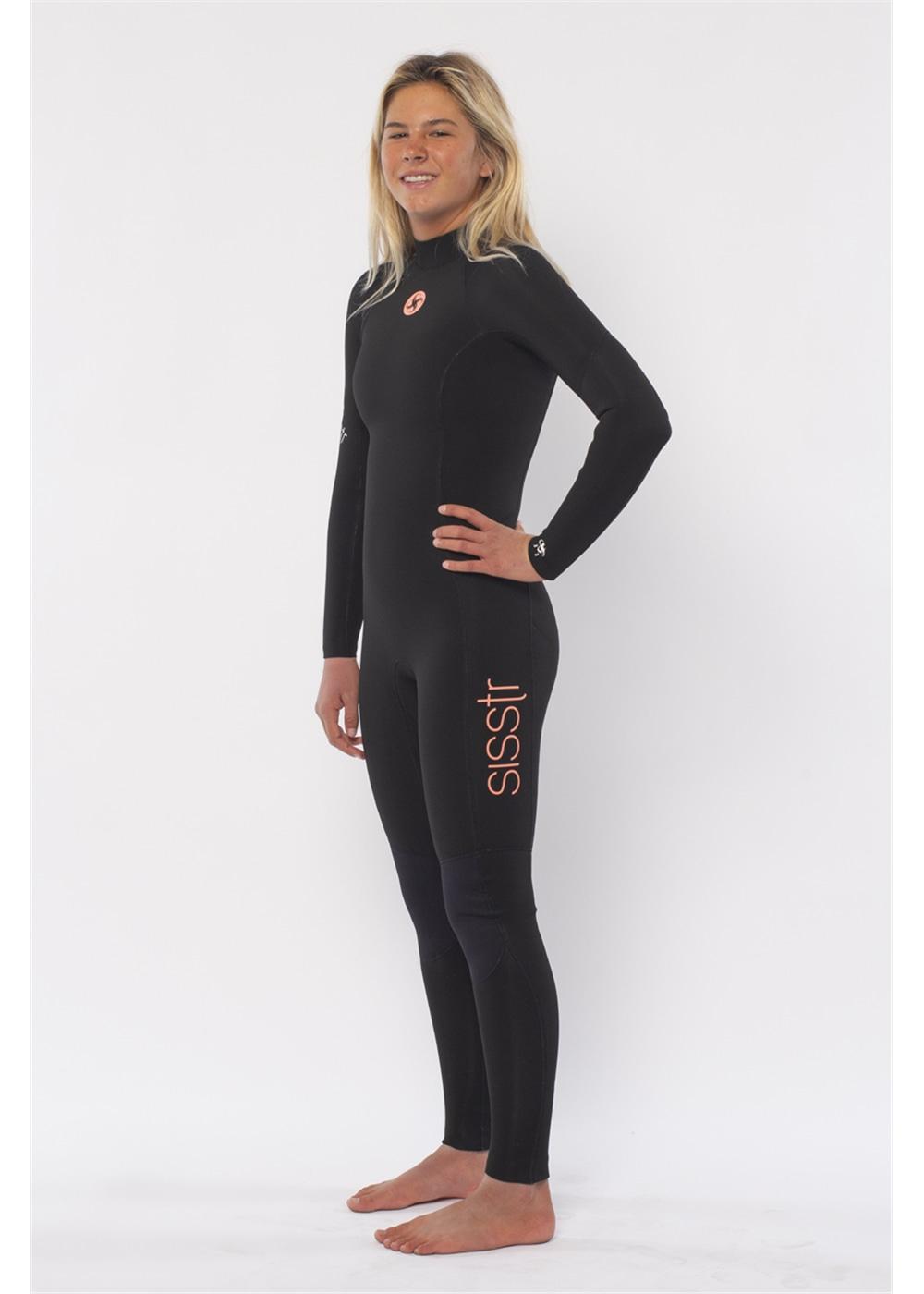 Sisstrevolution 7 Seas 3/2 Back Zip Full - Solid Black - Side