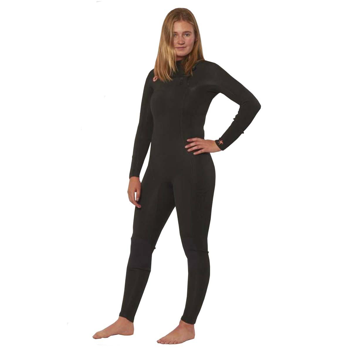 Sisstrevolution 7 Seas 4/3 Chest Zip Full - Solid Black