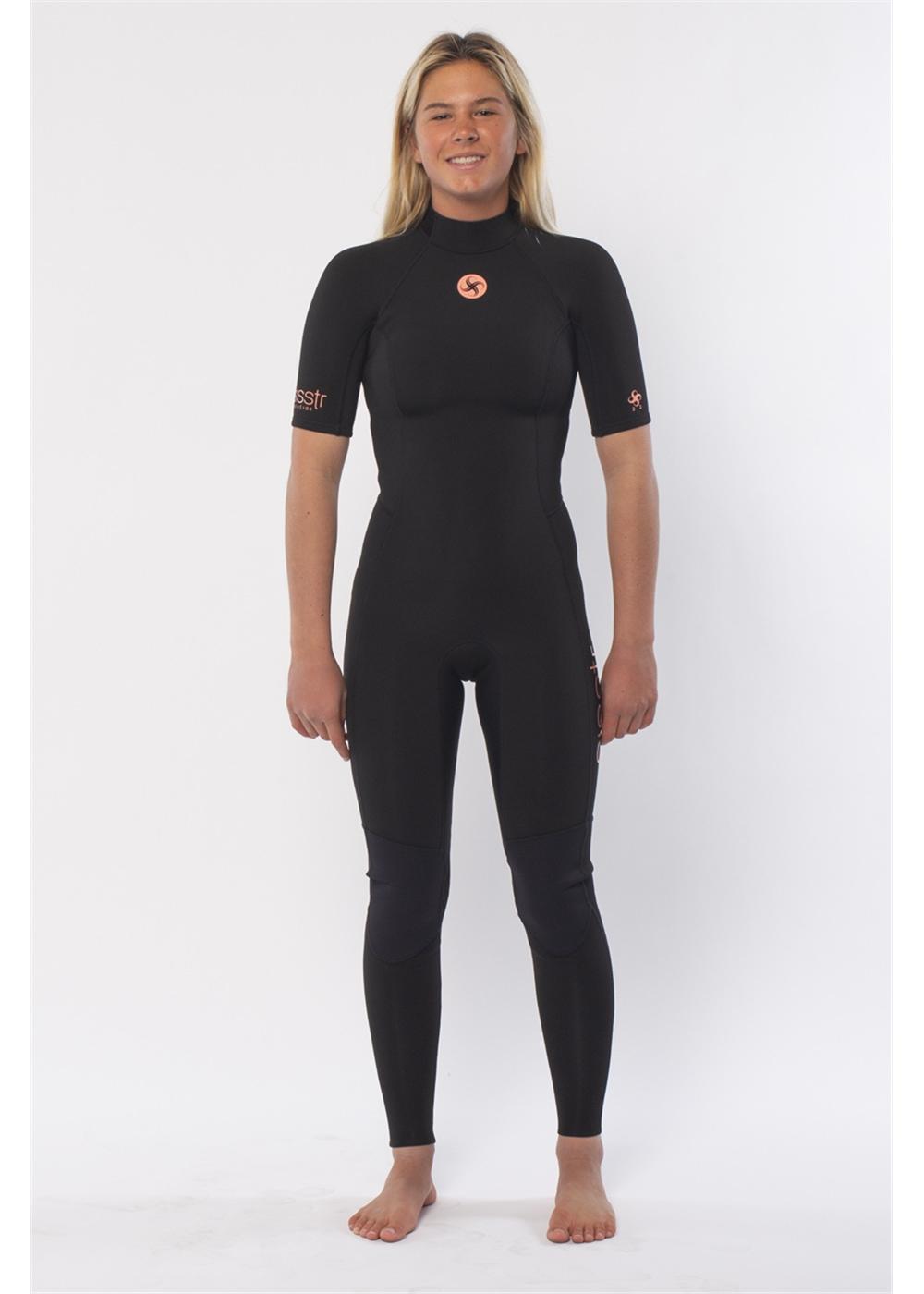 Sisstrevolution 7 Seas Short Sleeve Back Zip - Solid Black - Front