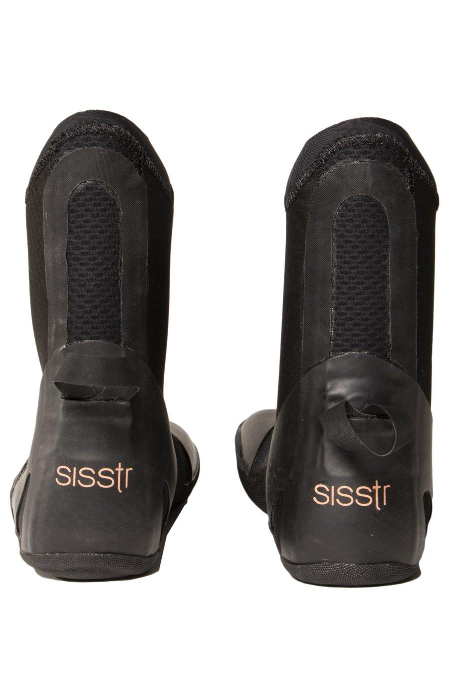 Sisstrevolution Girls Split Toe Bootie 3mm - Solid Black - Back