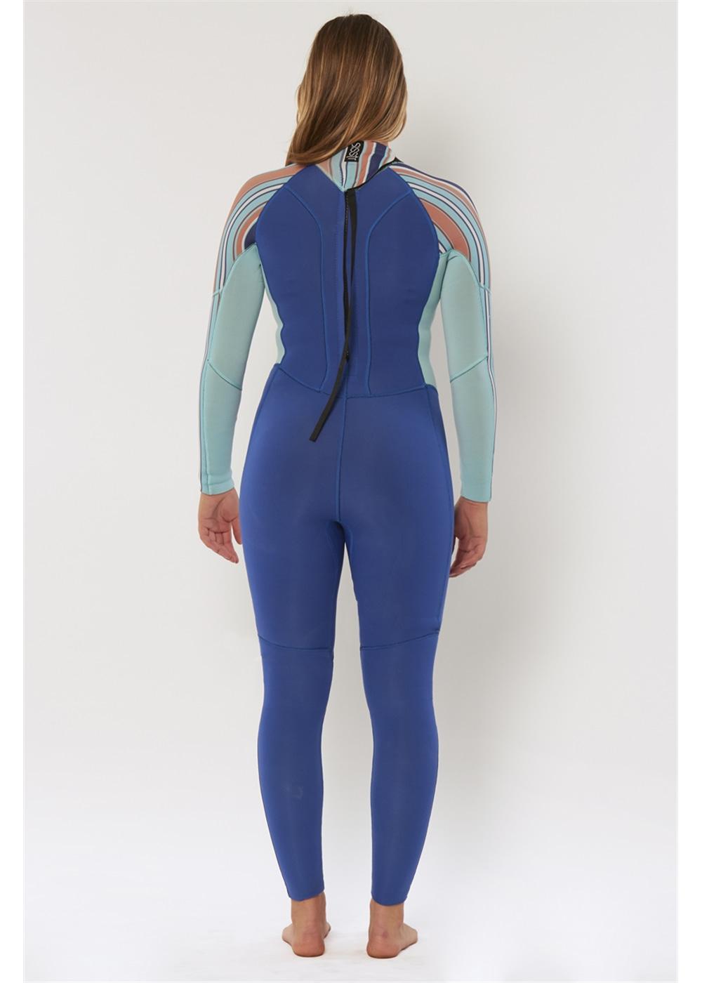 Sisstrevolution Summer Seas 3/2 Back Zip Wetsuit back