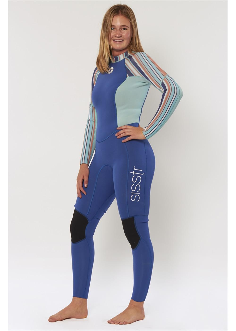 Sisstrevolution Summer Seas 3/2 Back Zip Wetsuit  side
