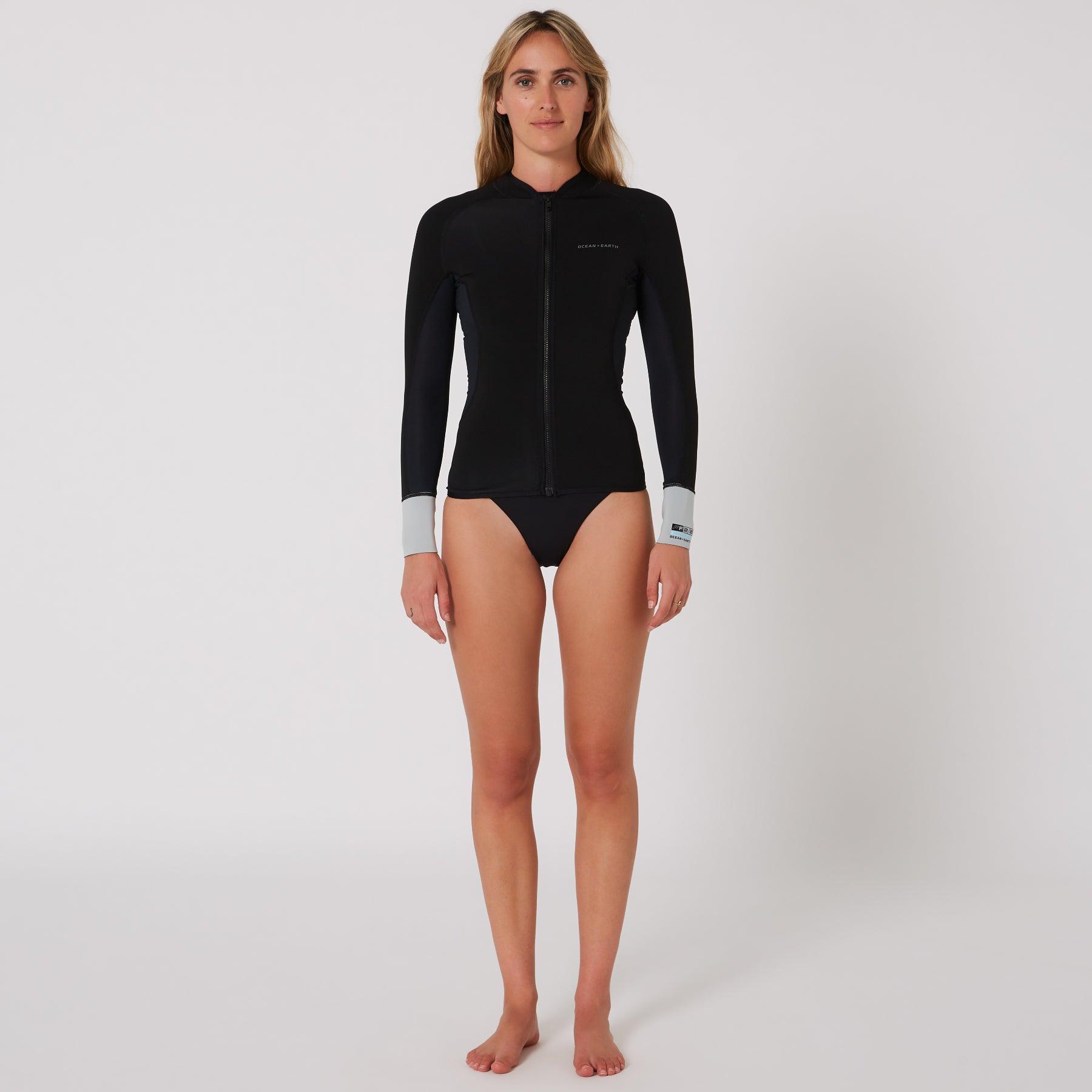 Ocean and Earth Ladies Long Sleeve Front Zip Paddle Vest