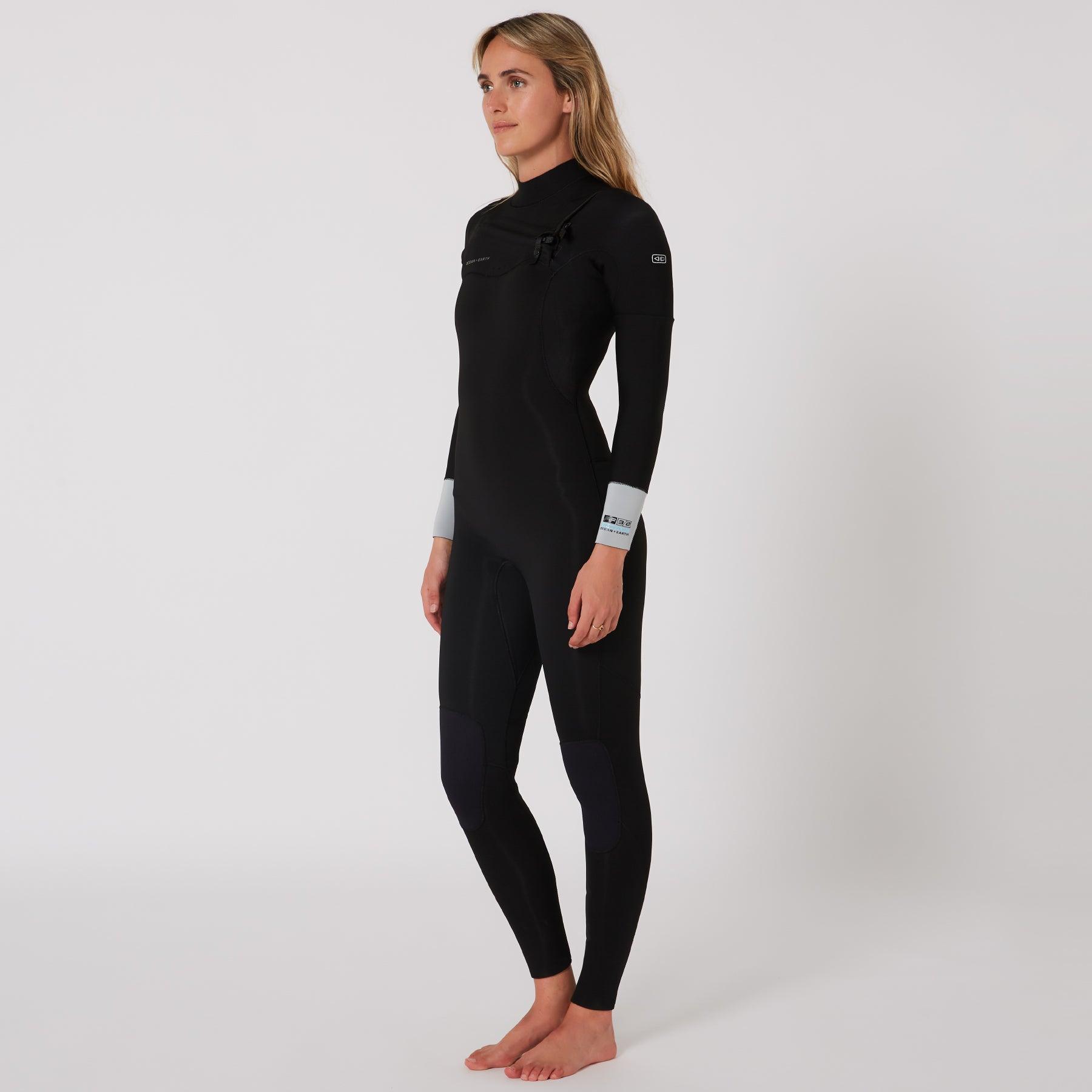 Ocean and Earth Ladies Free Flex Chest Zip Steamer - 3/2mm