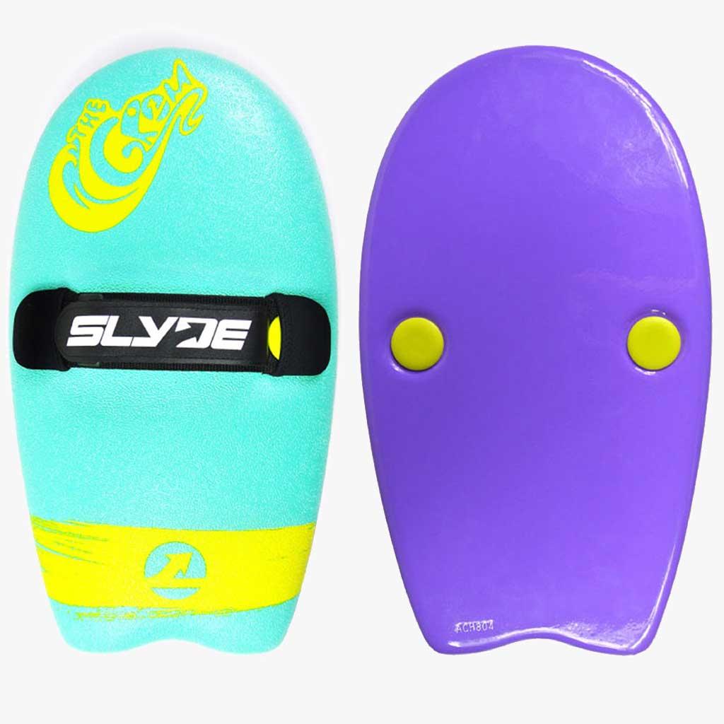 Slyde Grom Soft Top Handboard - Turquoise/Purple