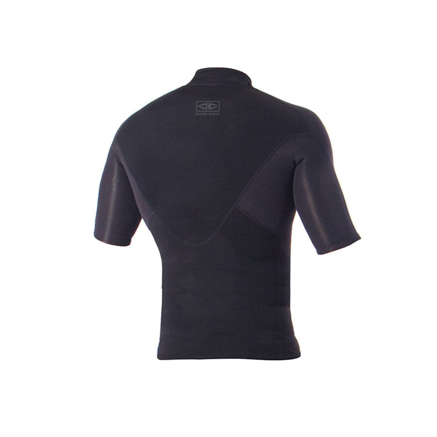Double Black Short Sleeve Vest - 1.5mm