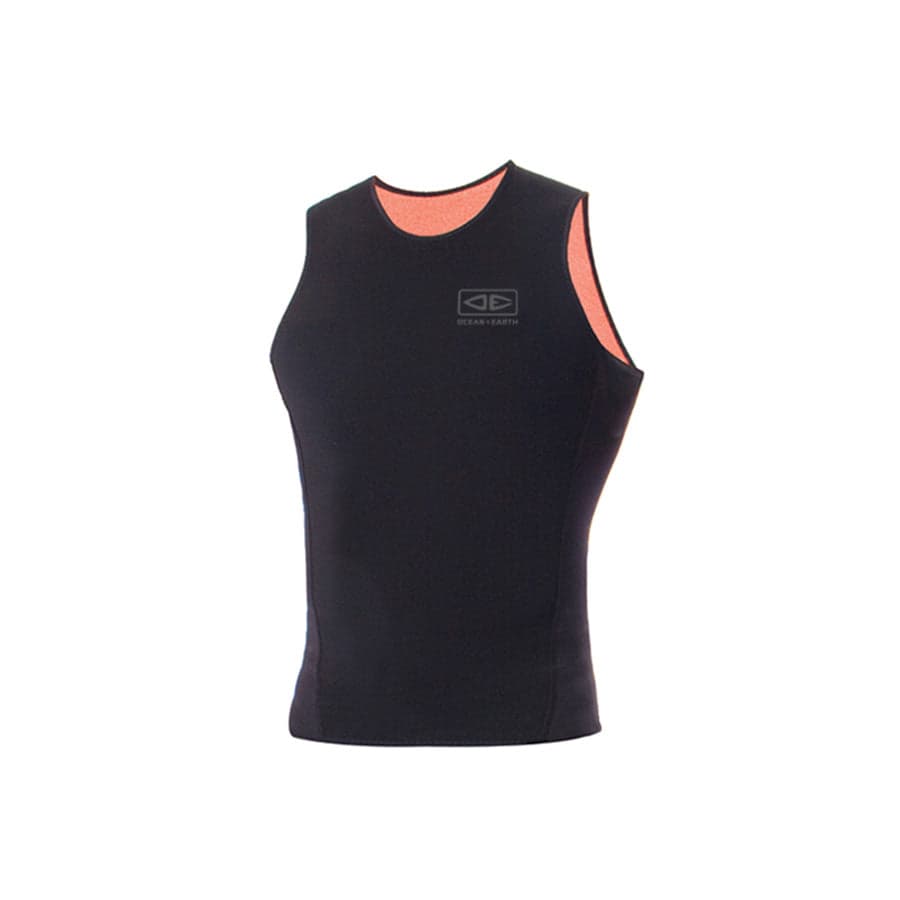 Double Black Sleeveless Vest - 1.5mm