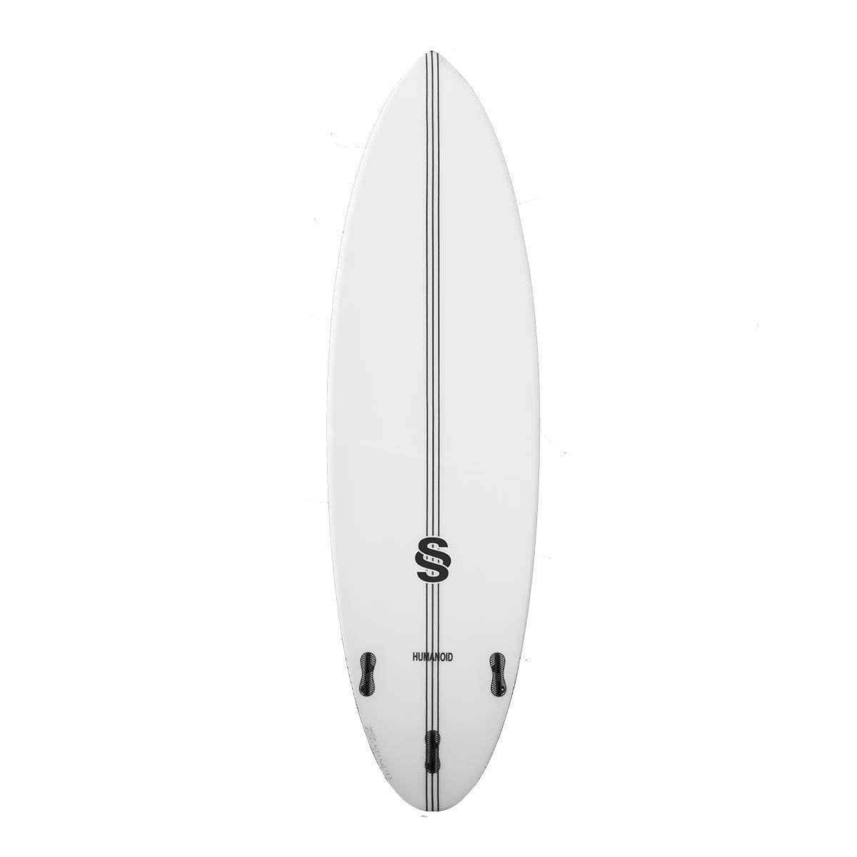 SMTH Shapes Humanoid surfboard bottom