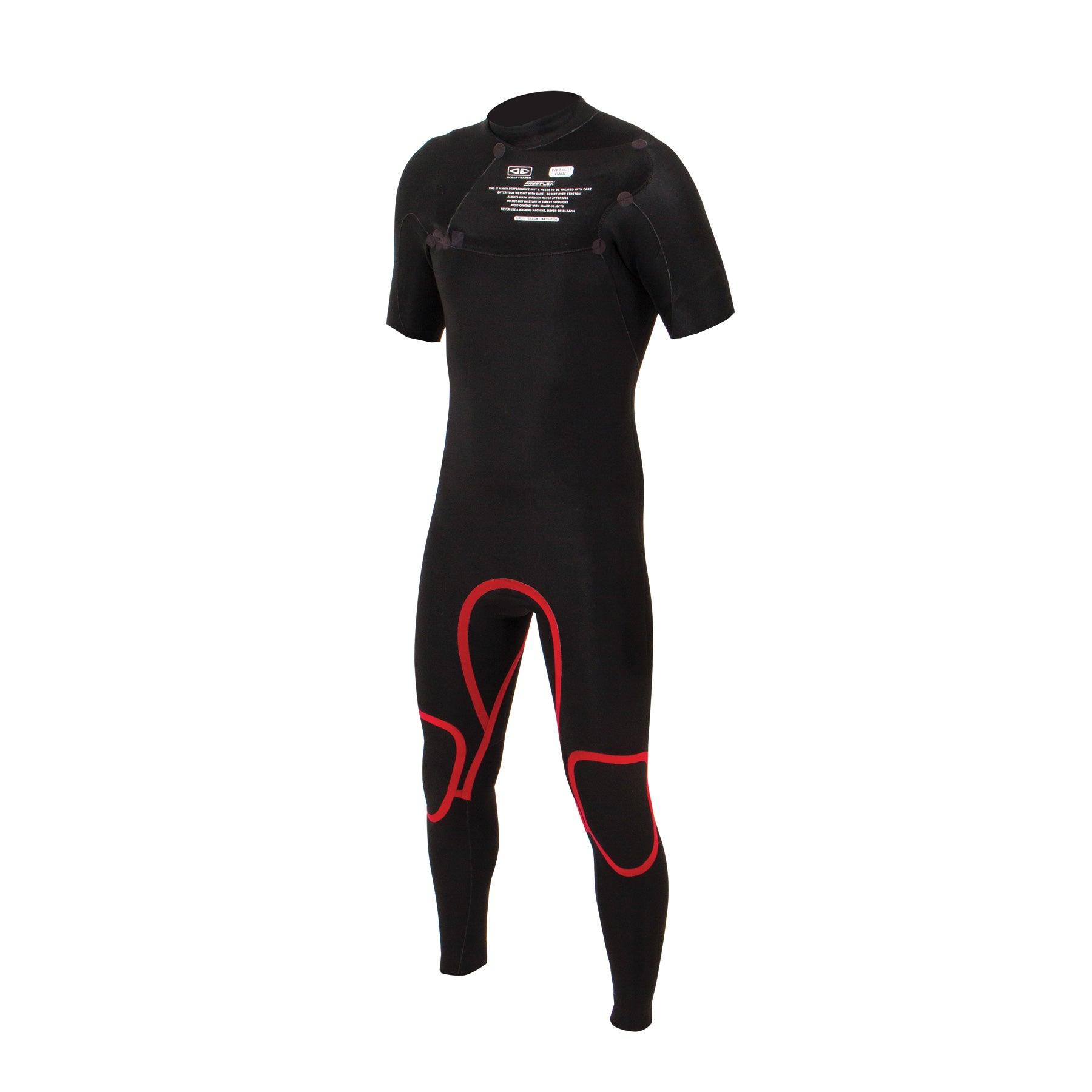 OCEAN AND EARTH MENS FREE FLEX SS CHEST-ZIP - 2/2MM
