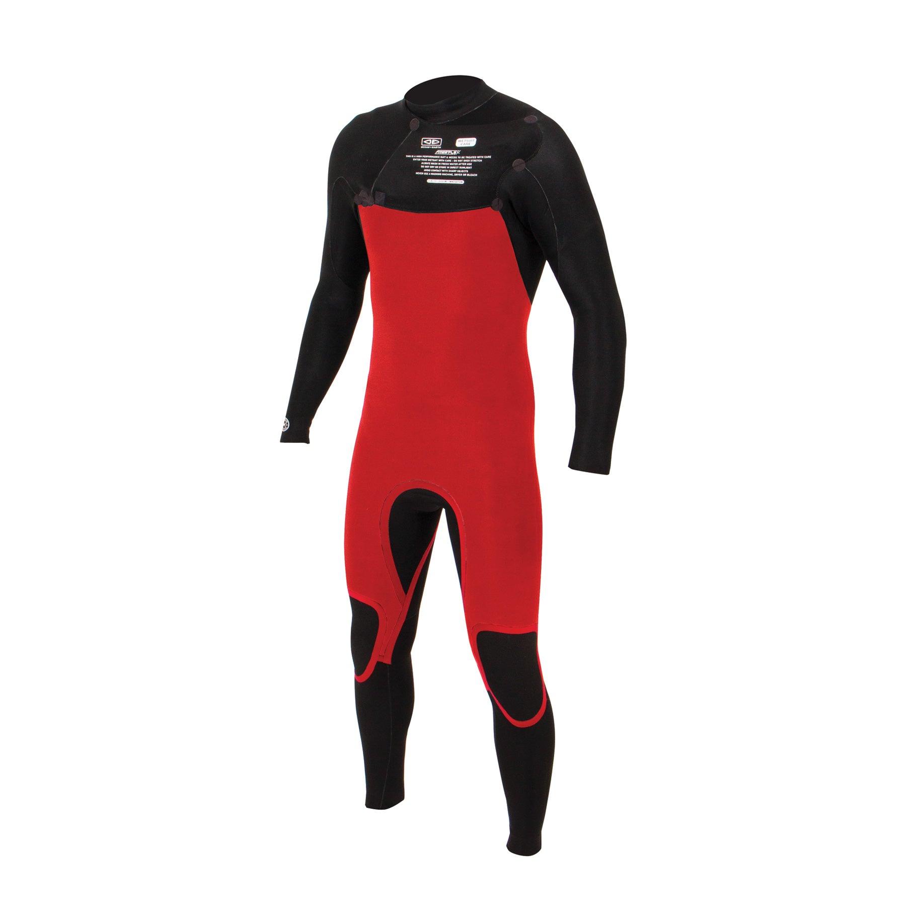 Mens Free Flex Chest-Zip - 4/3mm