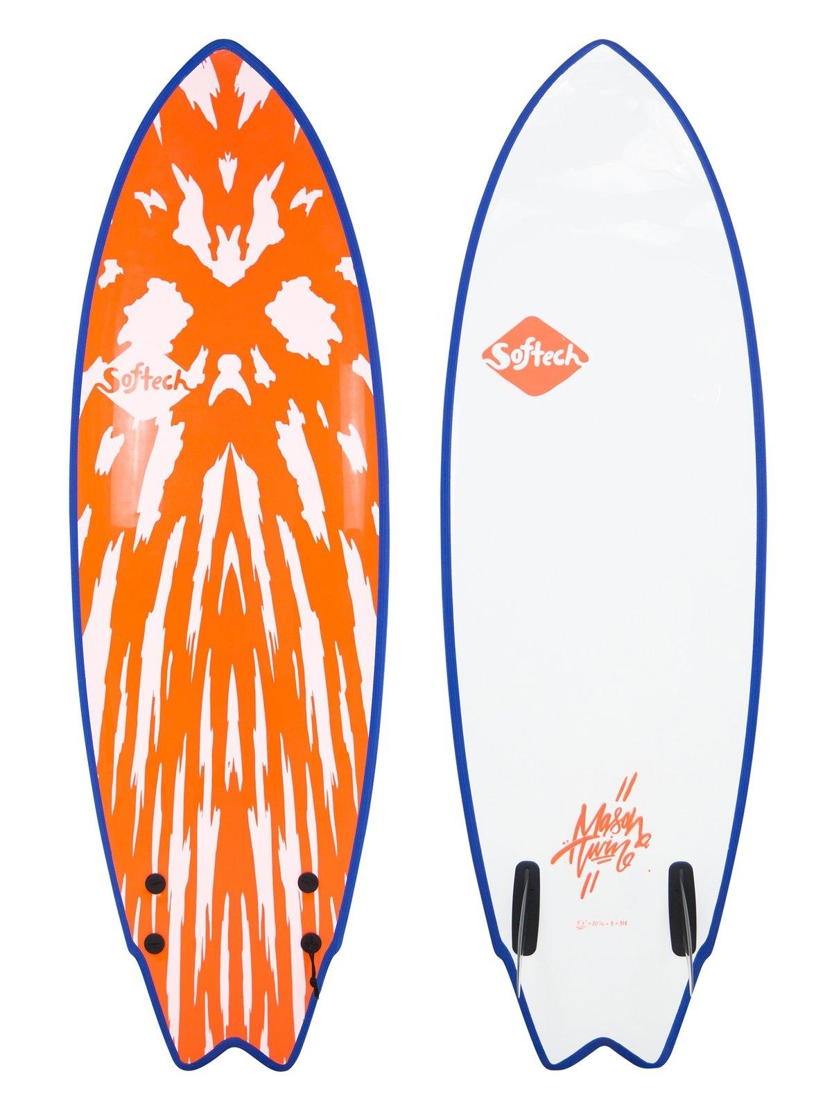 Mason Ho Twin 5' 6" - Neon Red/White