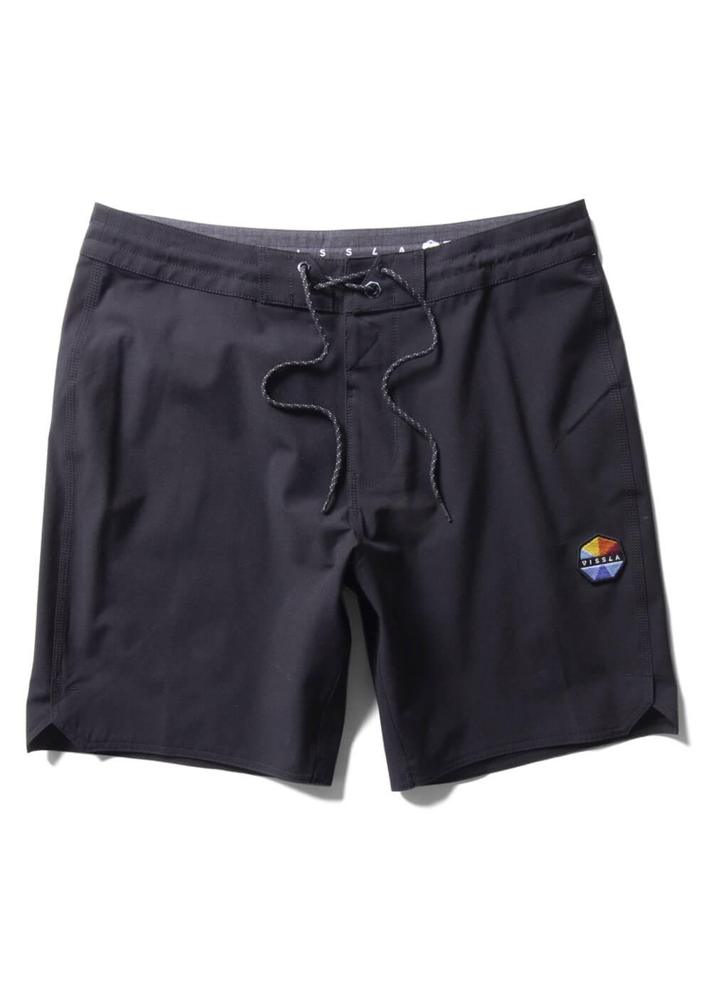 Solid Sets 18.5 Boardshort - Black 