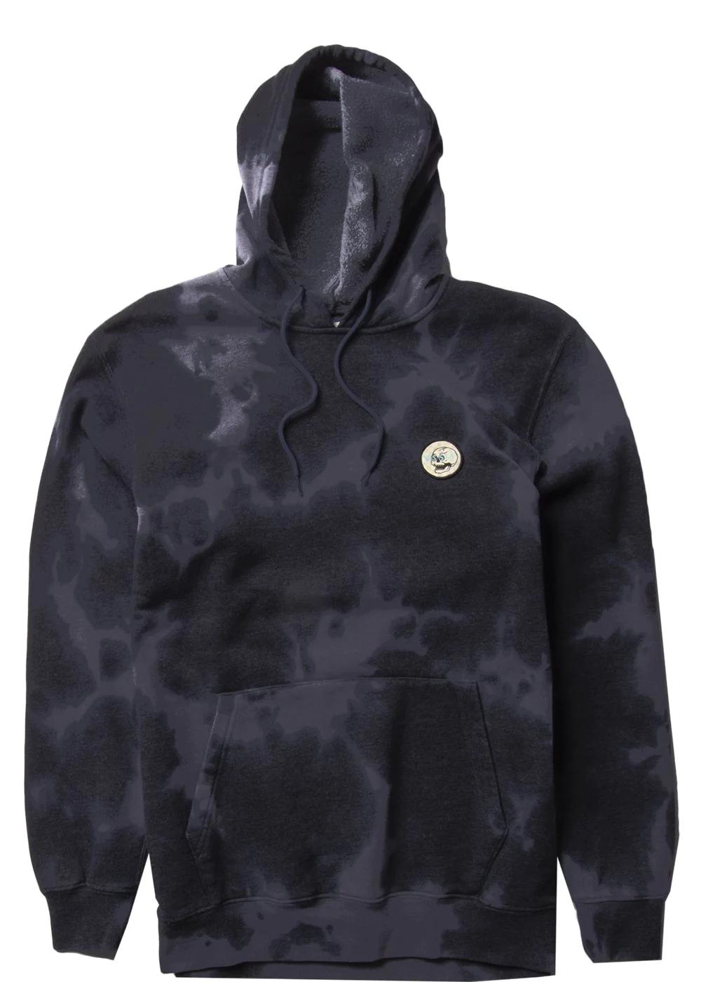 Solid Sets Eco Po Hoodie - Black Cloud Wash
