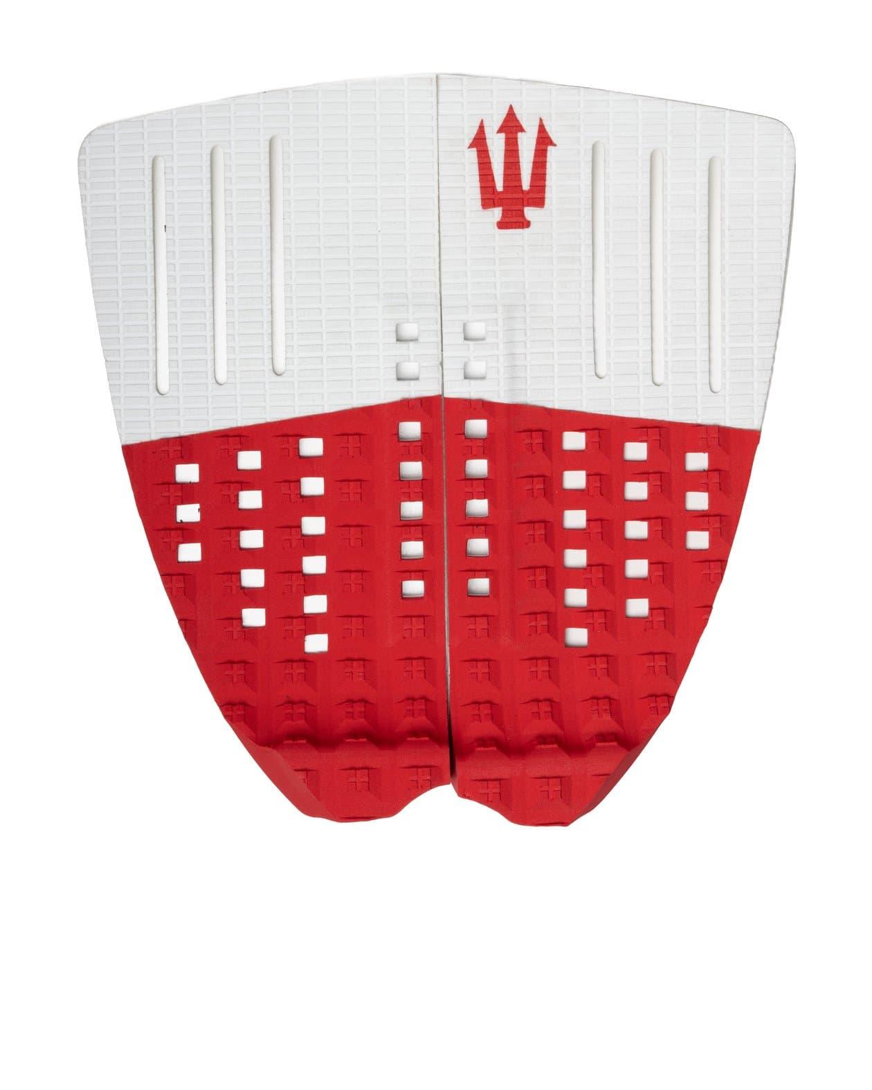 Split Tail Pad - White/Red 1