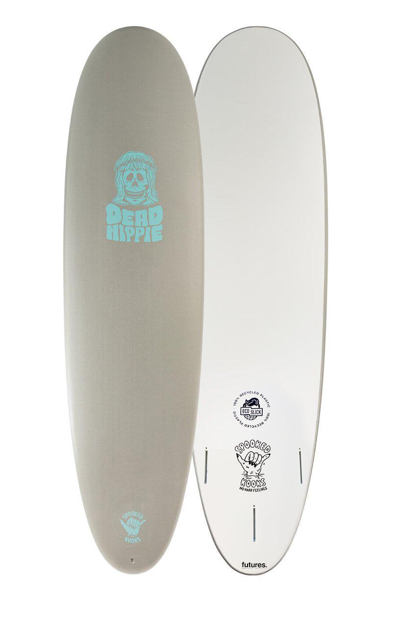 Spooked Kooks Dead Hippie 8'0" Softboard - Almost Gray