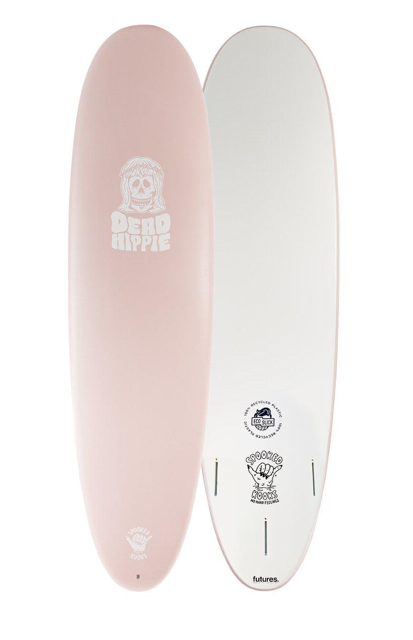 Spooked Kooks Dead Hippie 8'0" Softboard - Dusty Pink