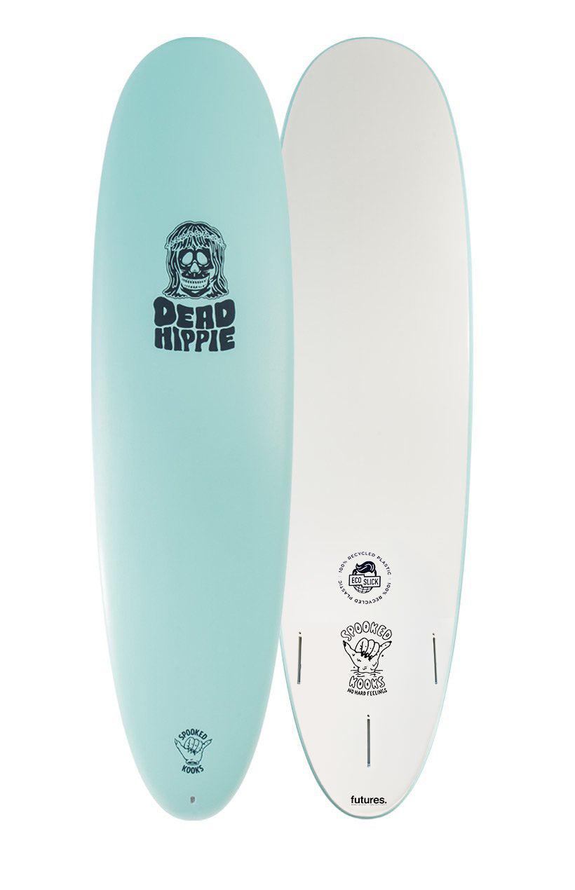 Spooked Kooks Dead Hippie 8'0" Softboard - Seafoam Blue