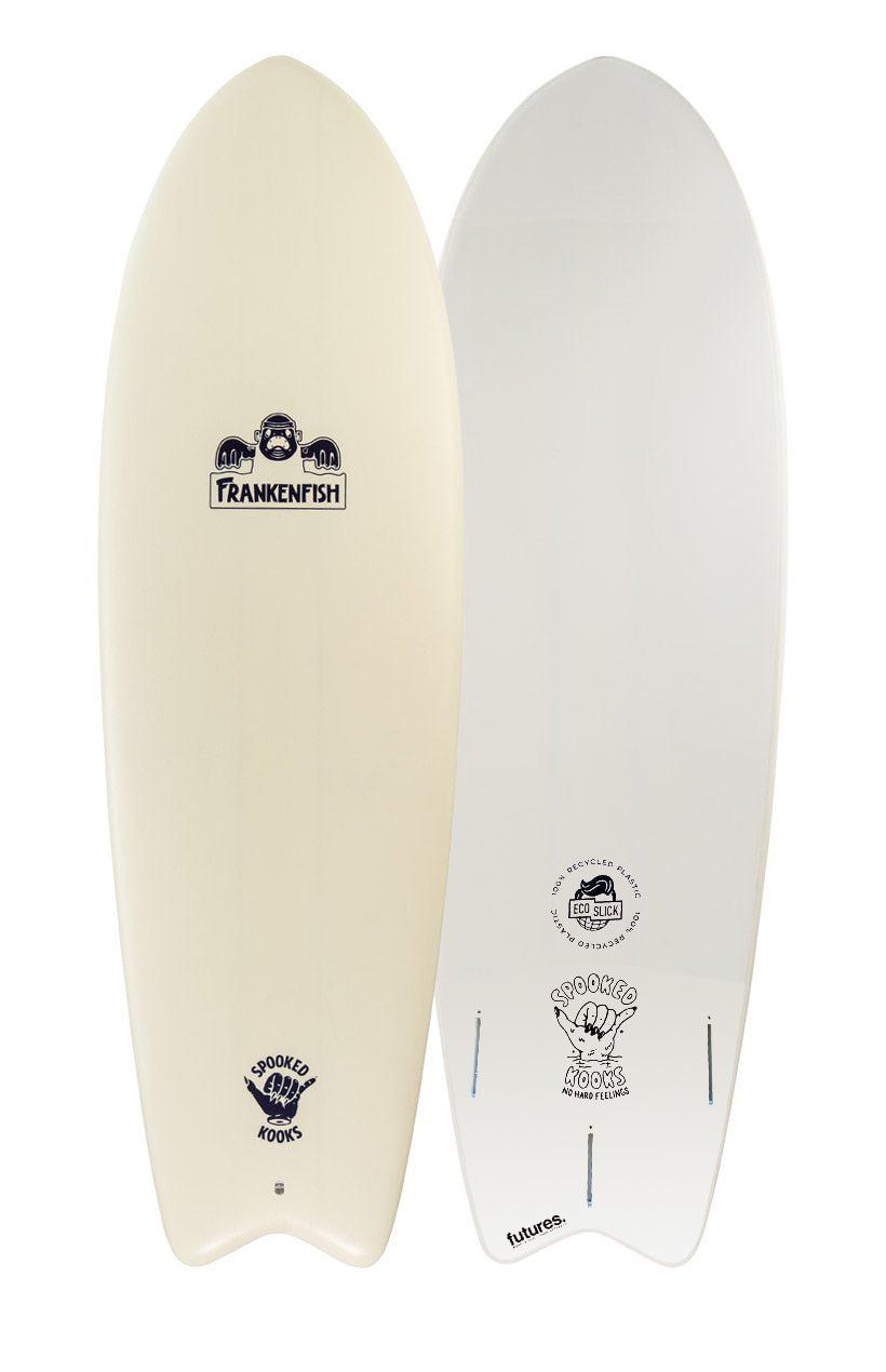 Spooked Kooks Frankenfish 5'8" Softboard - Off White