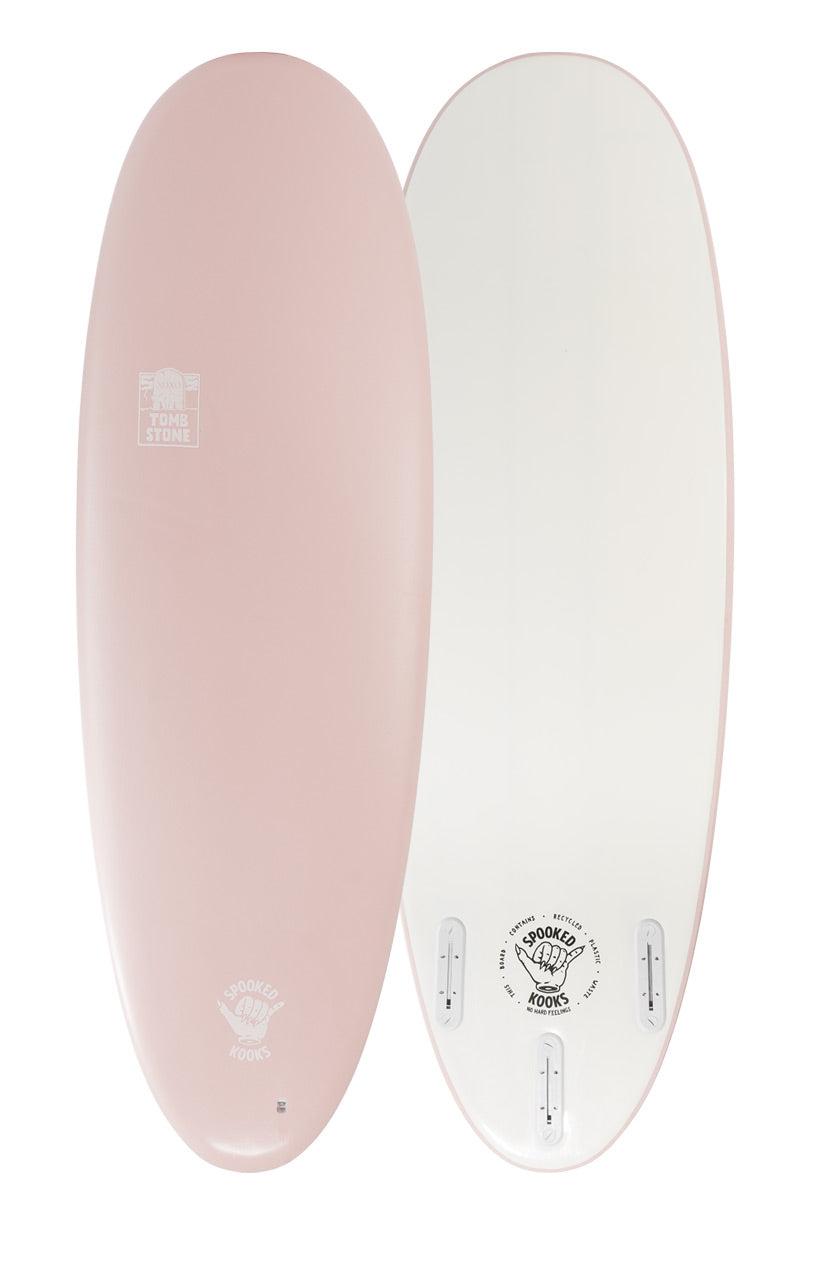 Spooked Kooks Tomby 5'6" Softboard - Dusty Pink