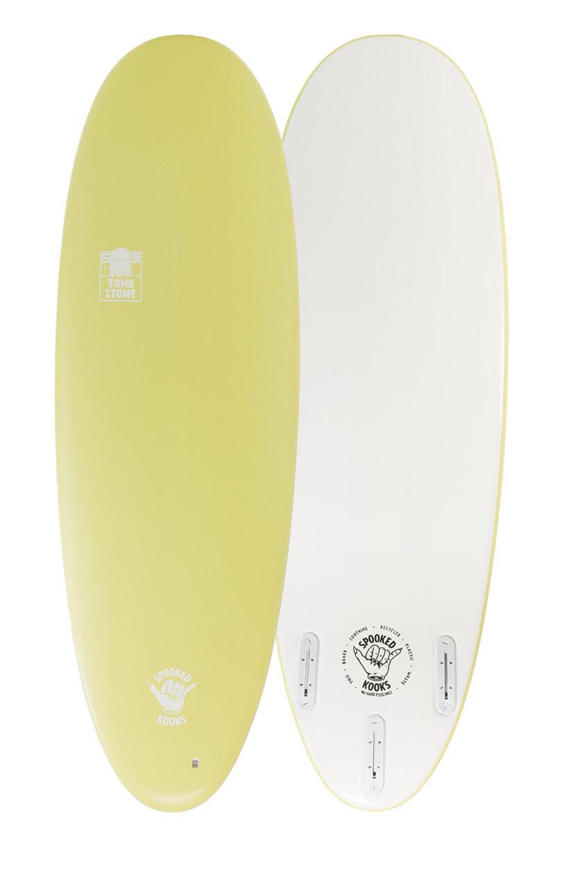 Spooked Kooks Tomby 5'6" Softboard - Mellow Yellow