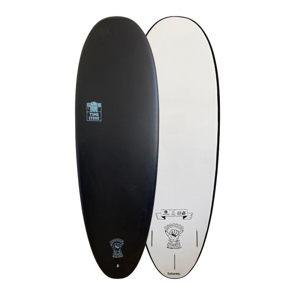 Spooked Kooks Tomby 5'6" Softboard - Pretty Much Black