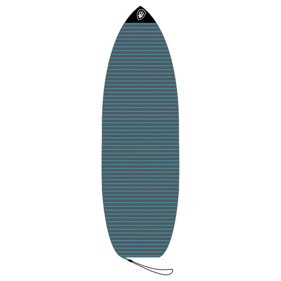 Longboard Stretch Cover-Charcoal / Blue-8'1 6